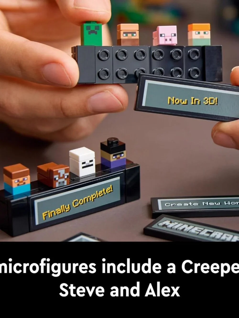 New LEGO Minecraft Crafting Table Toy Building Set 21265 Minecraft Figures, Mobs